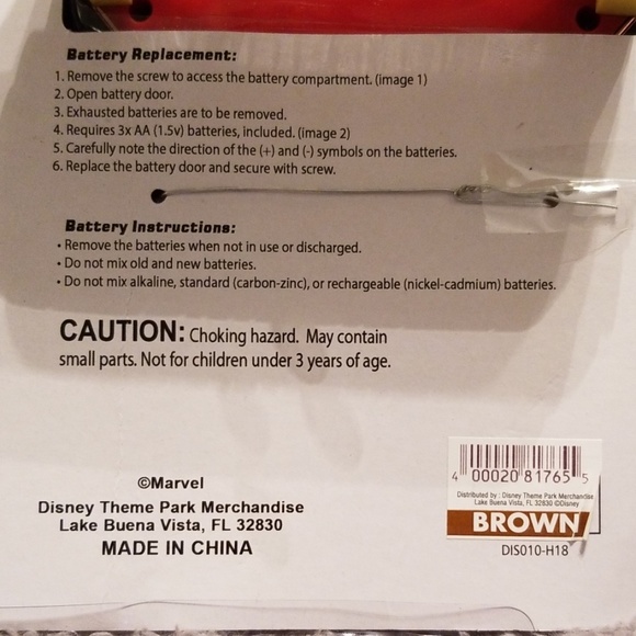 Disney/Marvel Ironman Light Up Bubble Gaunt - Picture 4 of 7